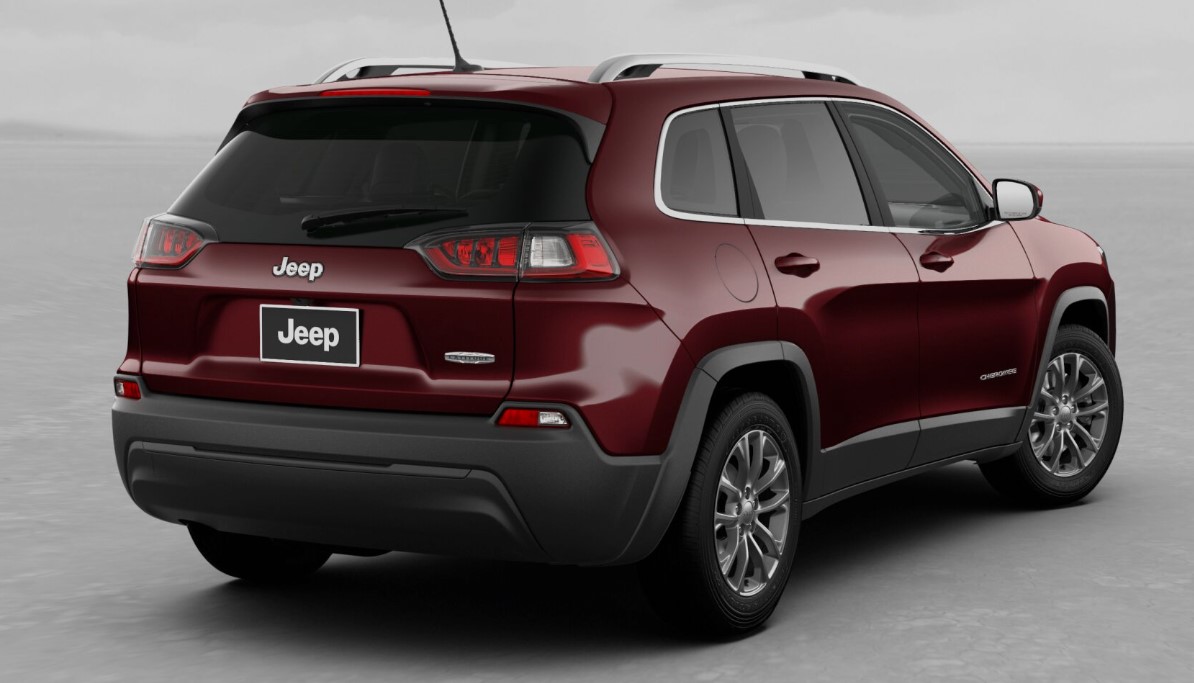 2019 Jeep Cherokee Latitude Plus Rear Red Exterior Picture